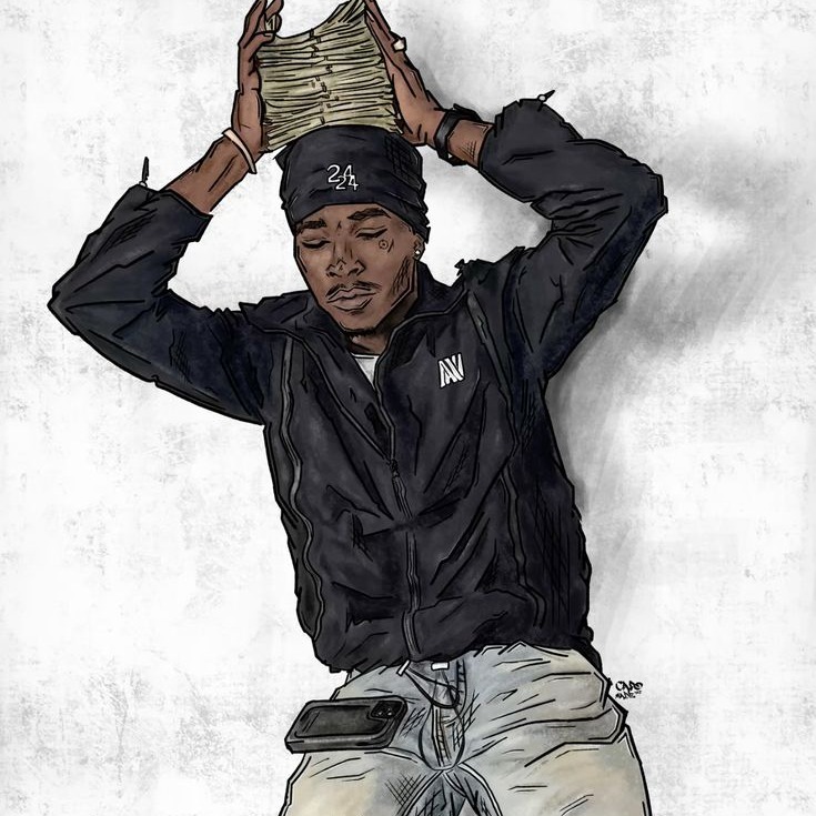 nino paid x wundagurl type beat - "generation money" artwork by citrex