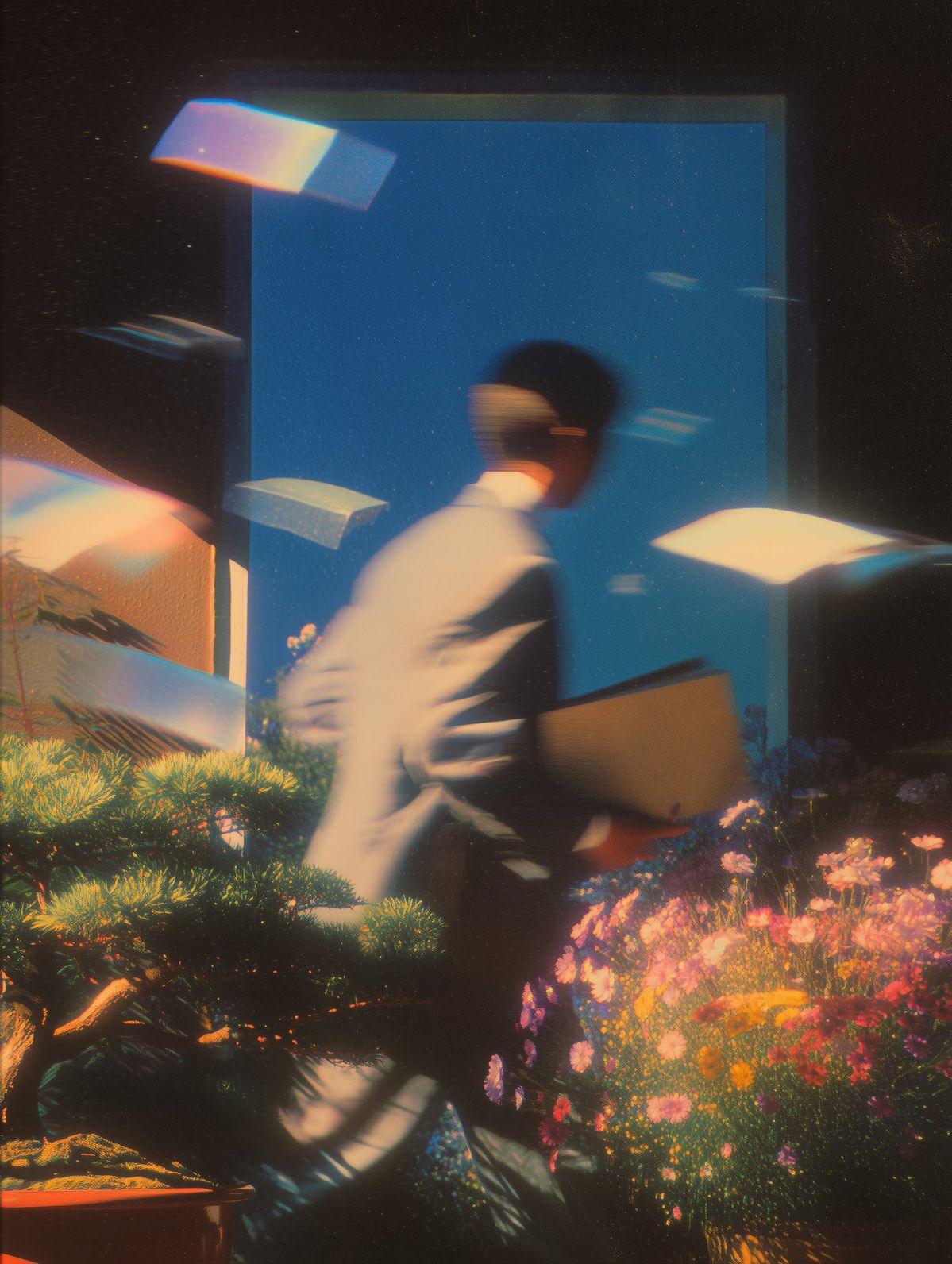Surreal artwork for atmospheric rap inspiration