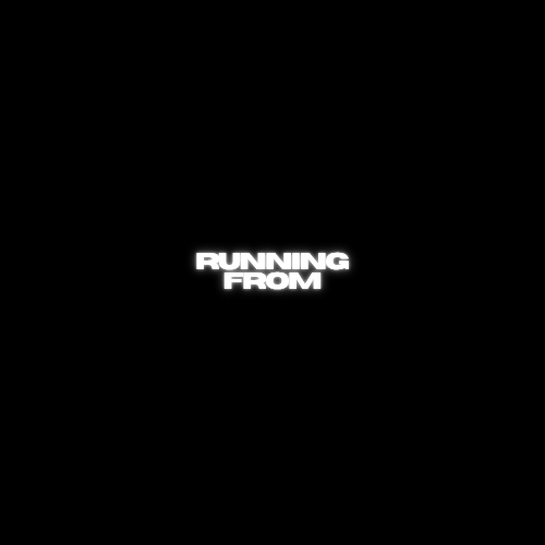 "Running From" artwork by HunnidHaitiBaby