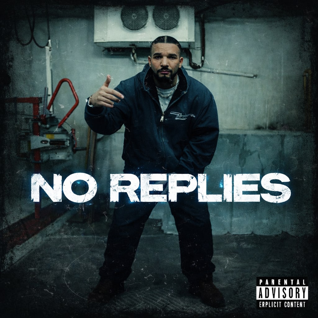Drake x 21 Savage Freestyle Type Beat - “No Replies” artwork by Becks