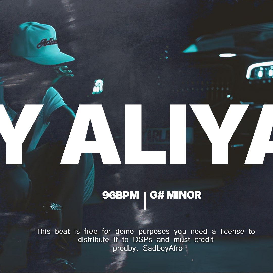 Victony x Blaqbonez x Ladipoe - My Aliyah | Afro artwork by dannyecbeats