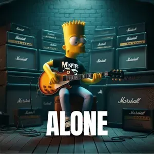 ALONE - Sad Guitar Trap Rap Beats 2026 artwork by MeisterProduction