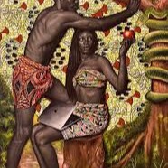 Kendrick Lamar Type Adam And Eve artwork by LUCID$