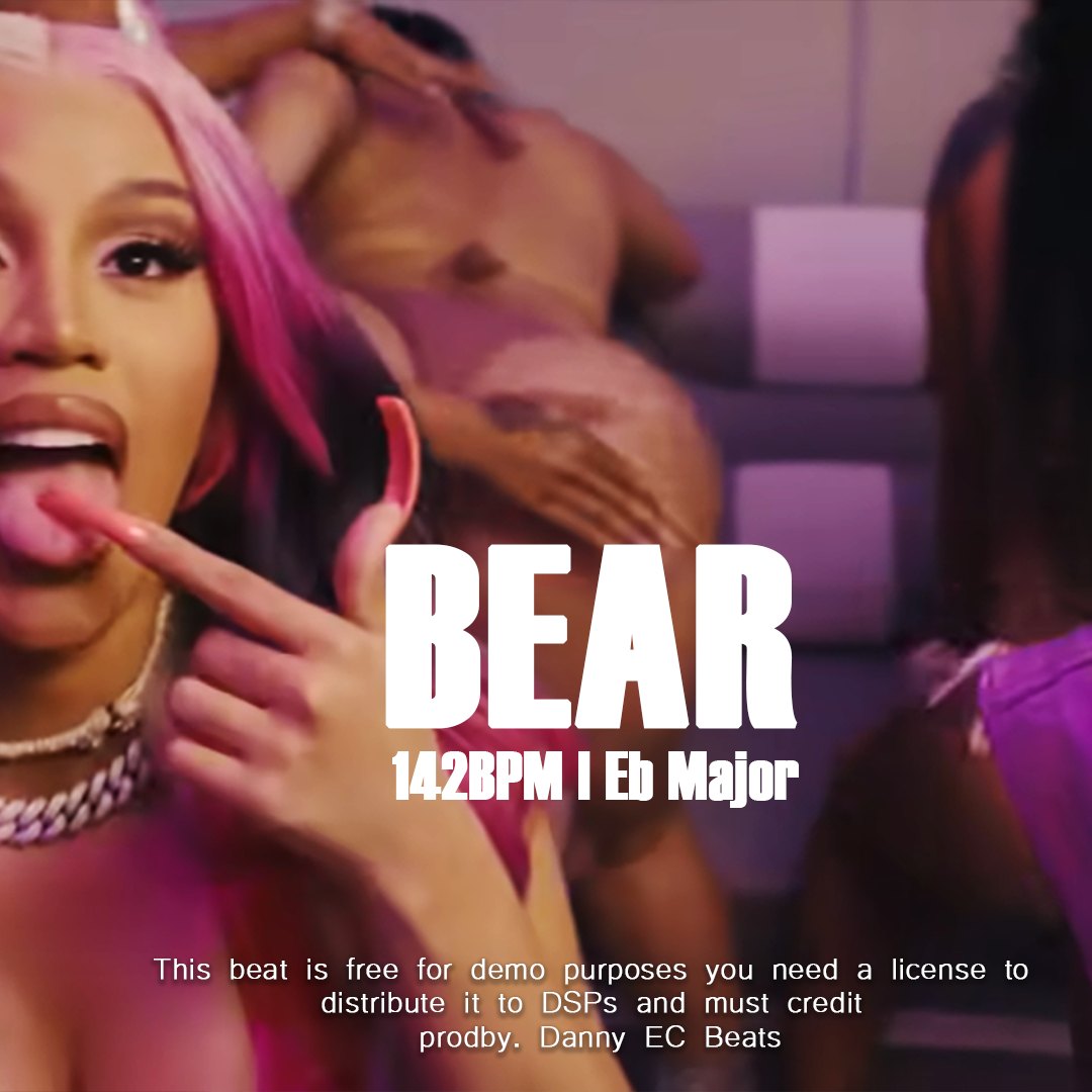  CARDI B x MEGAN THEE STALLION X G HERBO TYPE BEAT - "BEAR" | CLUB TYPE BEAT artwork by dannyecbeats