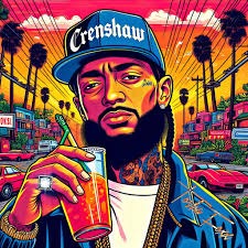 Nipsey Hussle Type Success In Sectors artwork by LUCID$