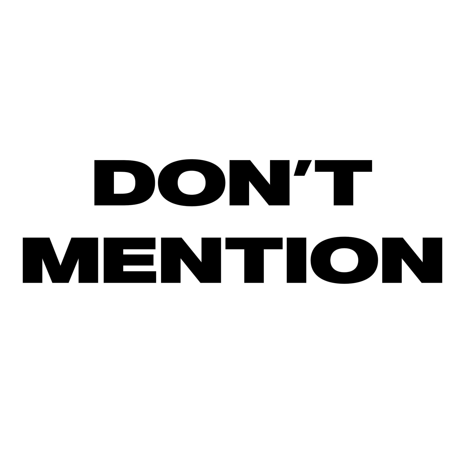 Don't Mention 120bpm artwork by tjondabeat