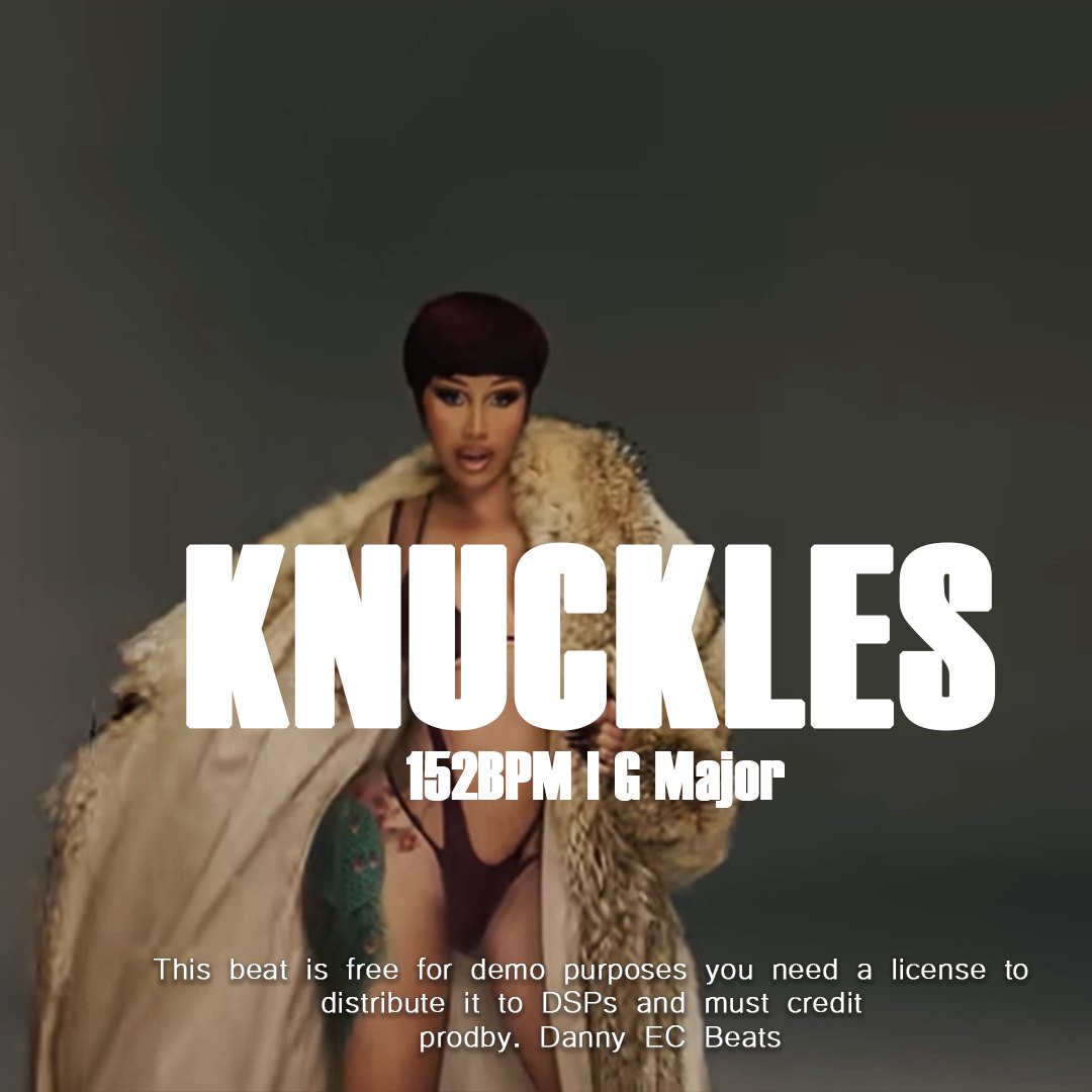 CARDI B x GLORILLA X G HERBO TYPE BEAT - "KNUCKLES" | CLUB TYPE BEAT artwork by dannyecbeats