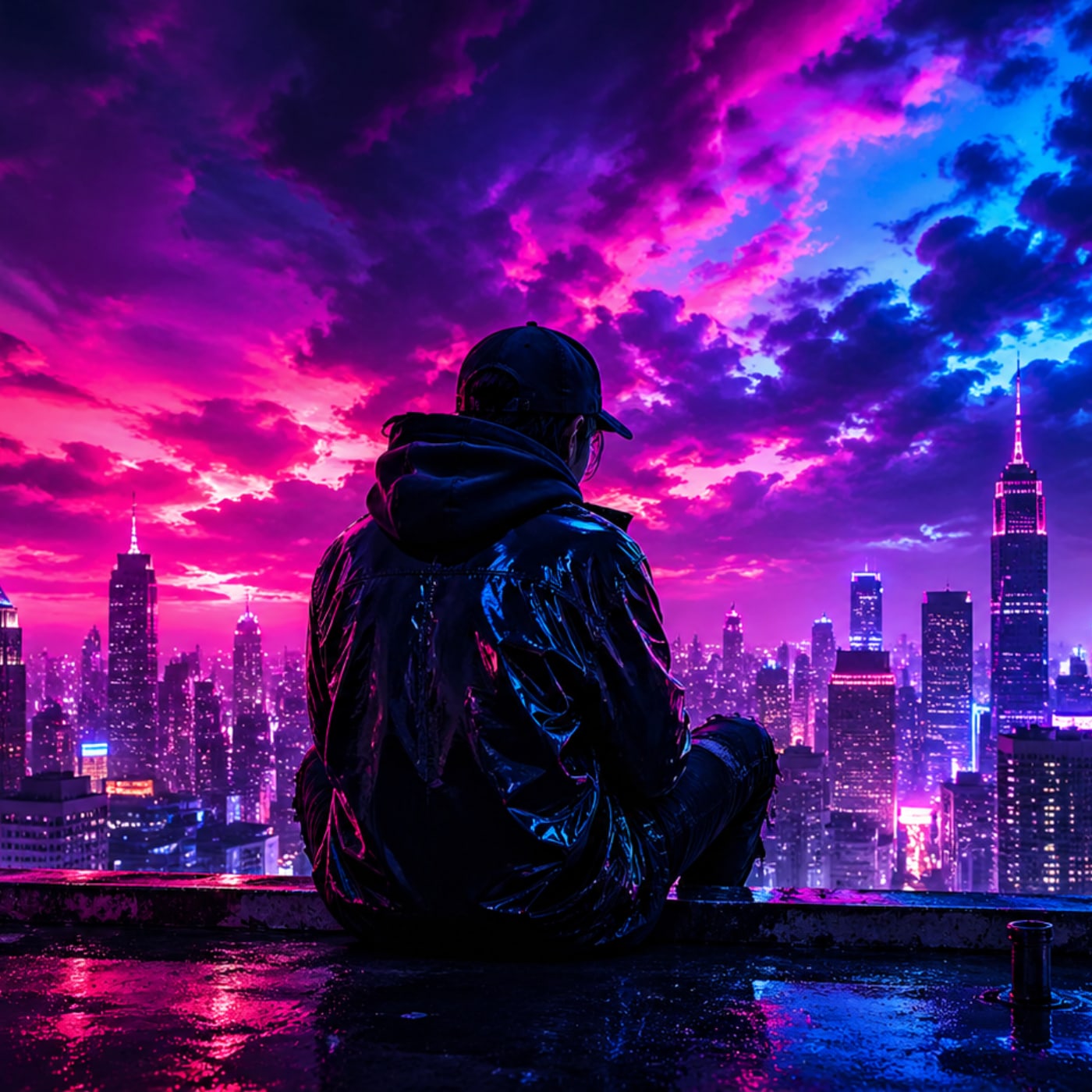 Neon Sky artwork by Nanfyoh