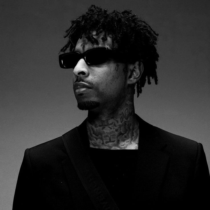 21 SAVAGE TYPE BEAT - "LIGHTS OUT" artwork by Printcloud