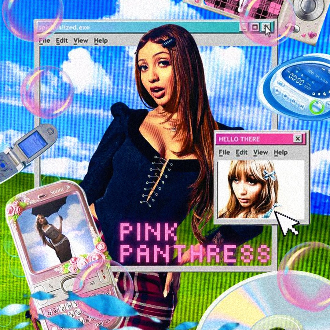 lost paths | pinkpantheress artwork by Kabeh