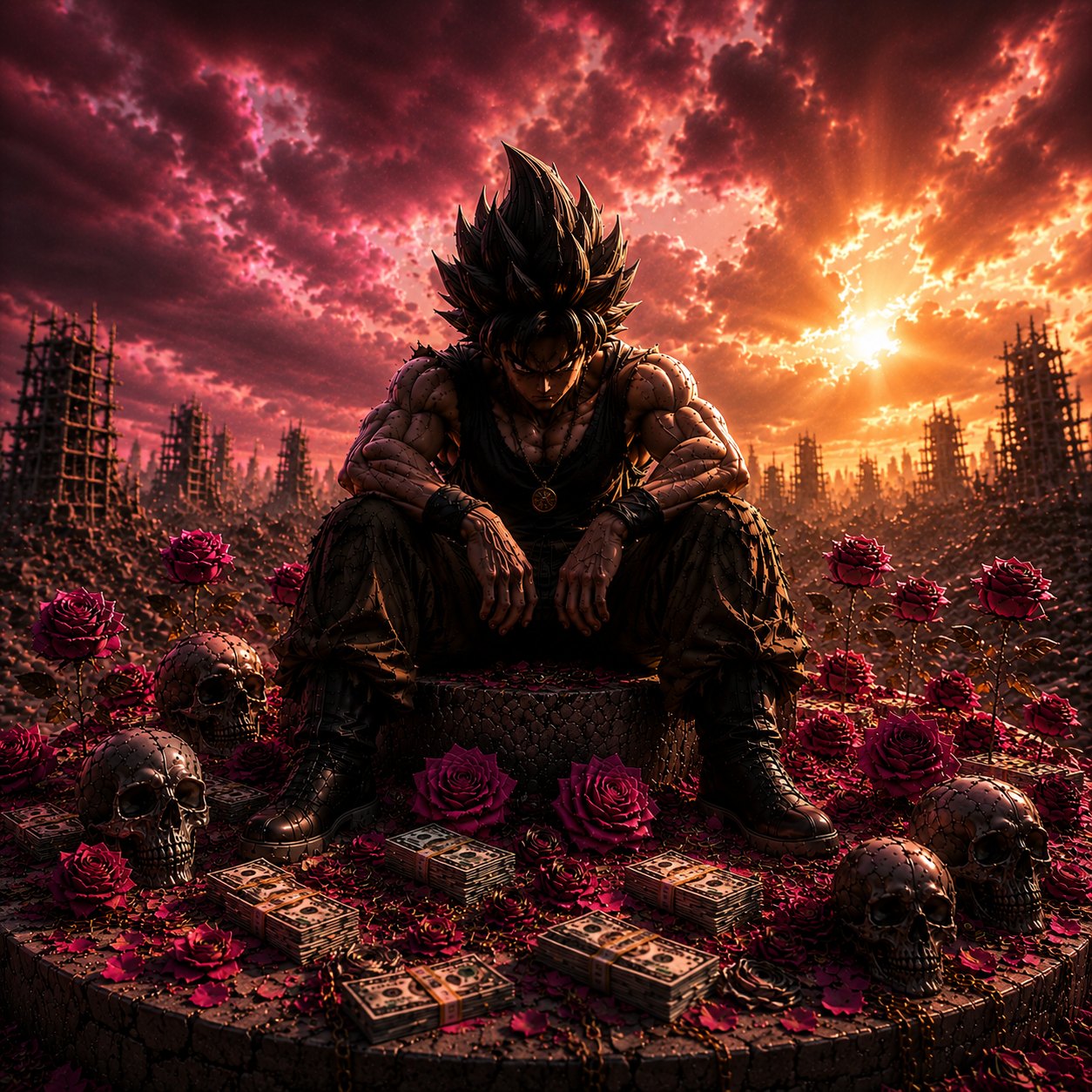 Saiyajin artwork by Nanfyoh