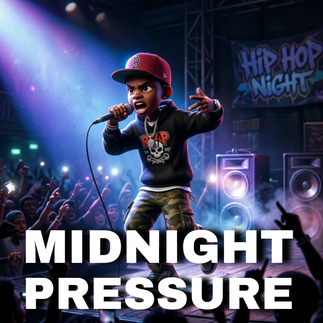 Midnight Pressure - Aggressive Hip Hop Type Beat artwork by dmusicproduction