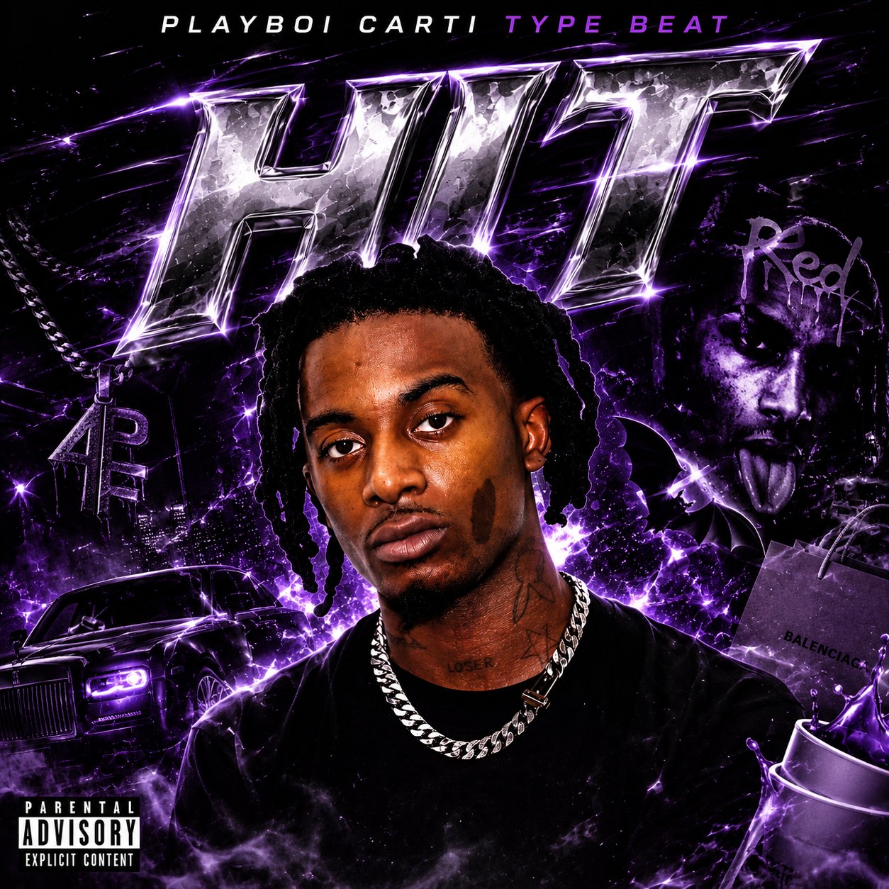 [Prod. DrazoDaPlug] Playboi Carti Type Beat -  "HIT" artwork by YaBoiiDrazo