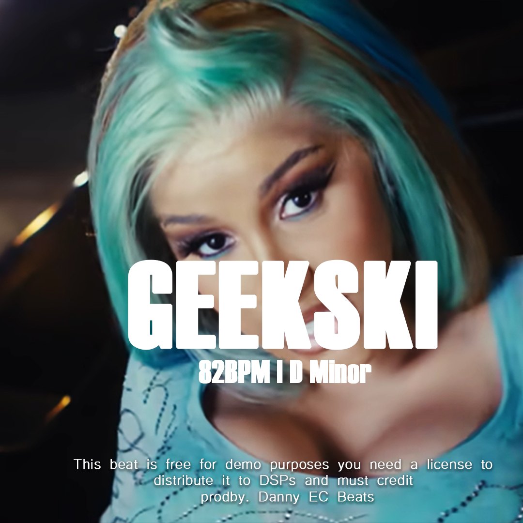 CARDI B x LATTO X G HERBO TYPE BEAT - "GEEKSKI" | CLUB TYPE BEAT artwork by dannyecbeats