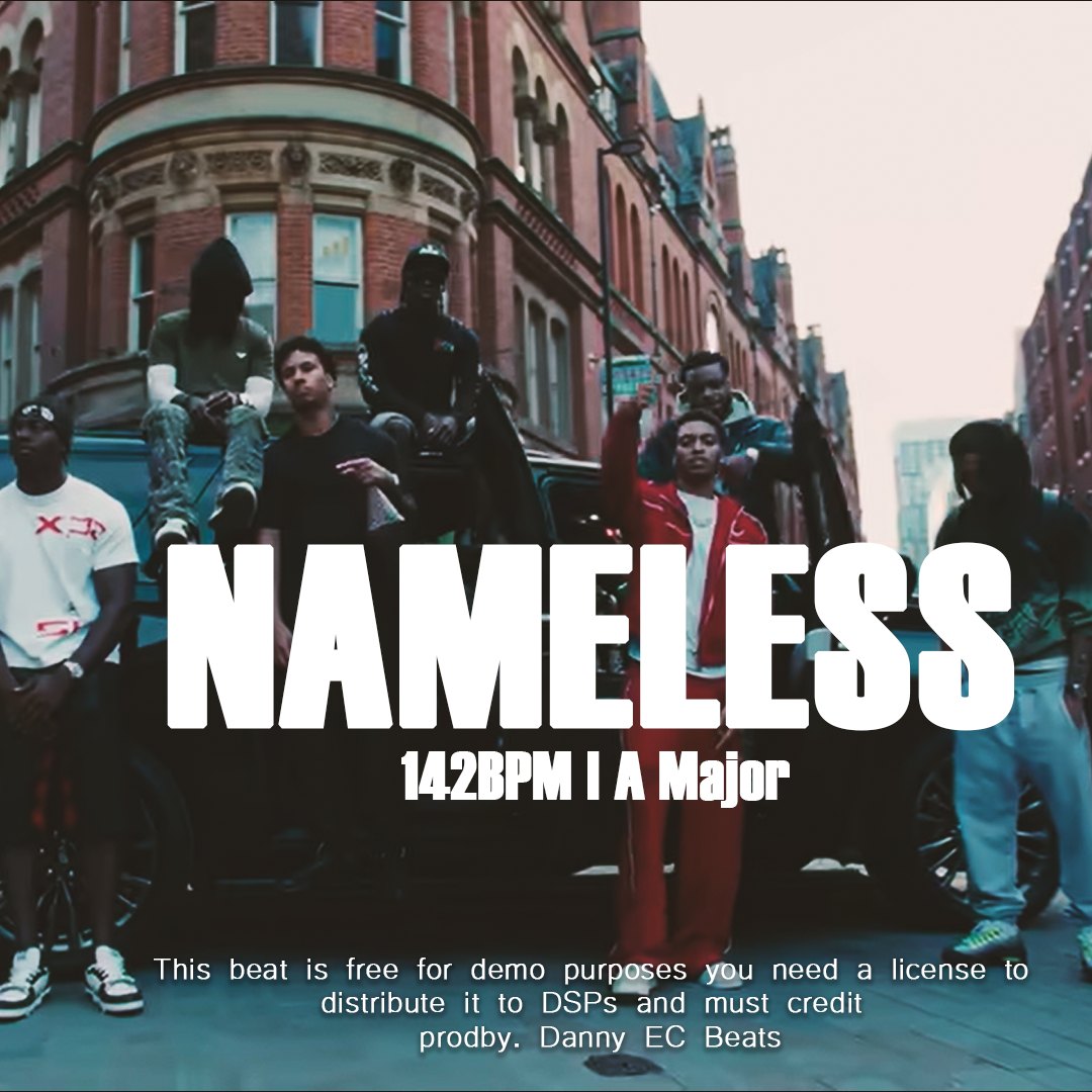 NEMZZZ X CENTRAL CEE X KIDWILD - NAMELESS | HARD AGGRESSIVE FREESTYLE TYPE BEAT artwork by dannyecbeats