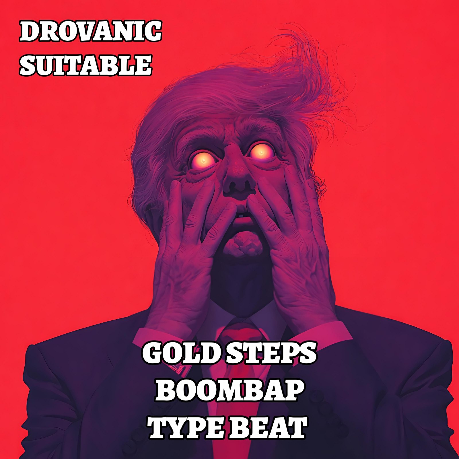 BOOMBAP TYPE BEAT - GOLD STEPS artwork by DROVANIC SUITABLE 