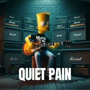 QUIET PAIN - Sad Guitar Trap Rap Beats 2026 artwork by MeisterProduction