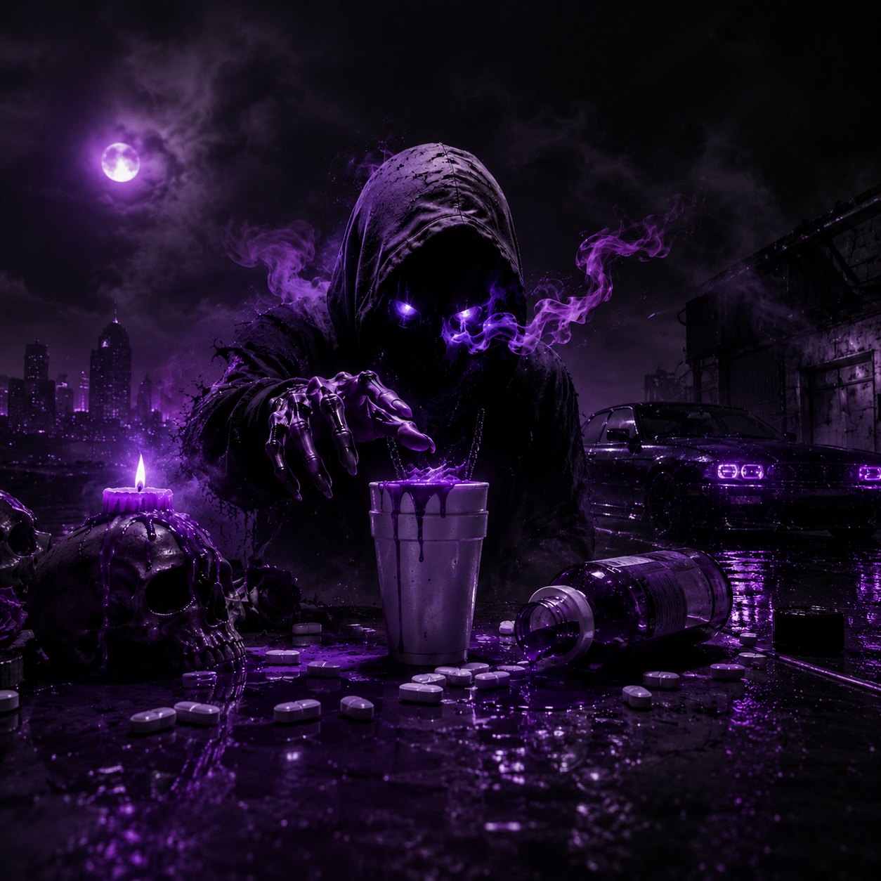 Codeine Ghost artwork by Nanfyoh
