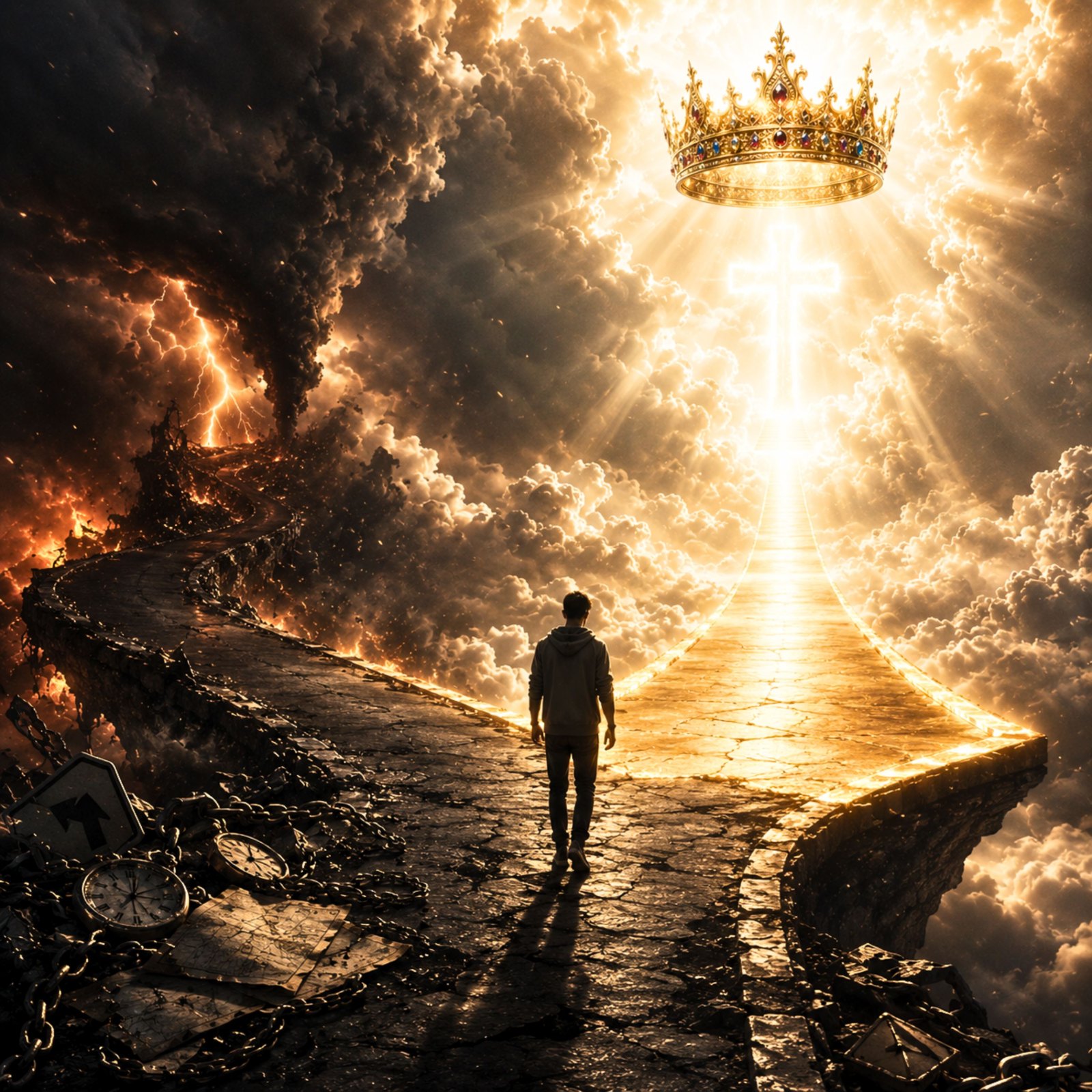 "HIS WAY" - Travis Scott Type Beat | Dark Trap Gospel Instrumental artwork by DRIGO