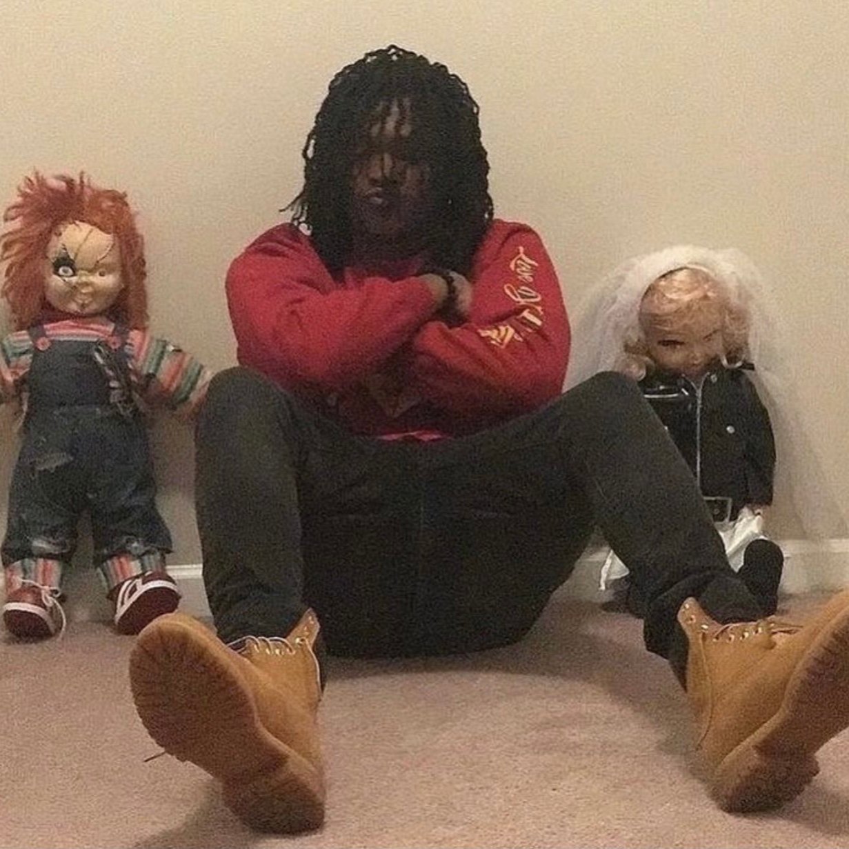 Type Yung Nudy x lucki  the void artwork by Prodby_Yosti_G
