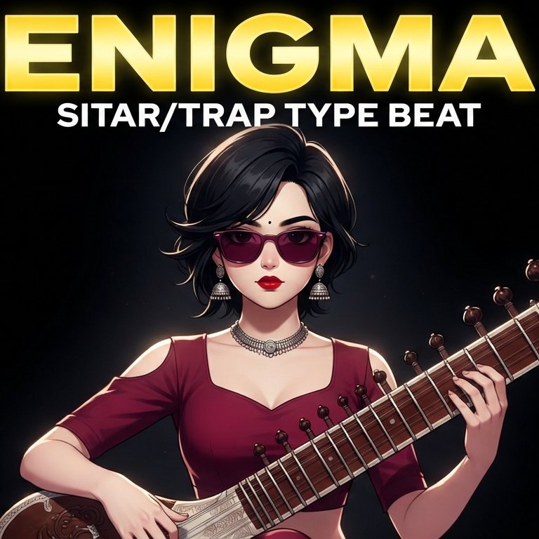Enigma  - Sitar Mix | Trap Type Beat artwork by 7tvBeats