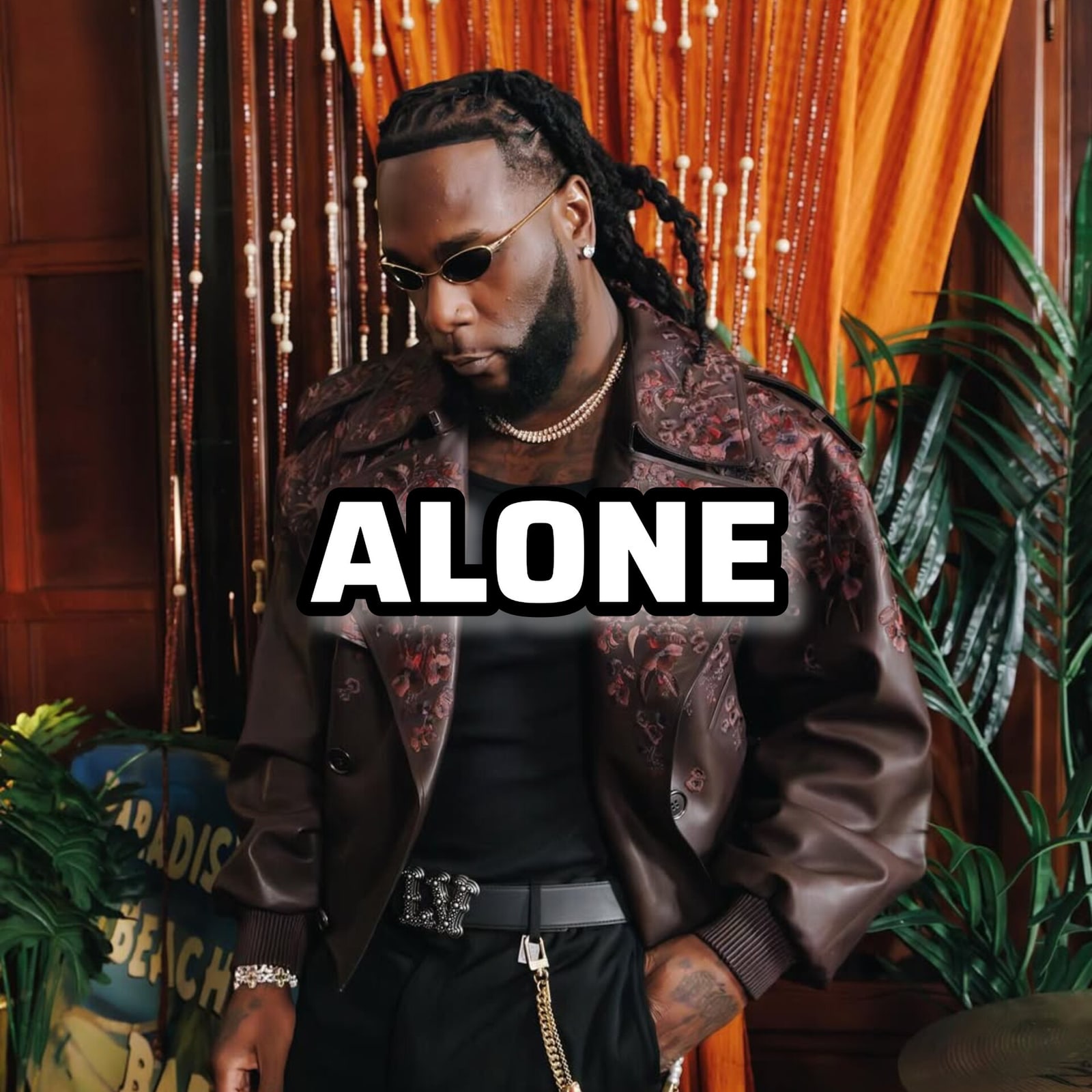 ALONE - Burna Boy Type beat Afrobeats Instrumental (Afrobeat Type Beat) Instrumental artwork by rockandbangit