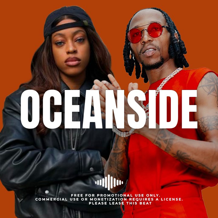 Yo Maps x Qing Madi Type Beat – OCEANSIDE | Afrobeat Instrumental 2026 artwork by alphabetbeatz