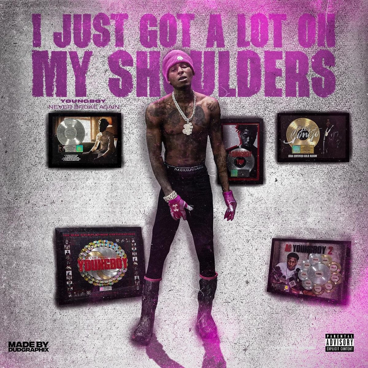 Nba Youngboy Type – “how I'm Livin' ” artwork by ⟡38Wave⟡