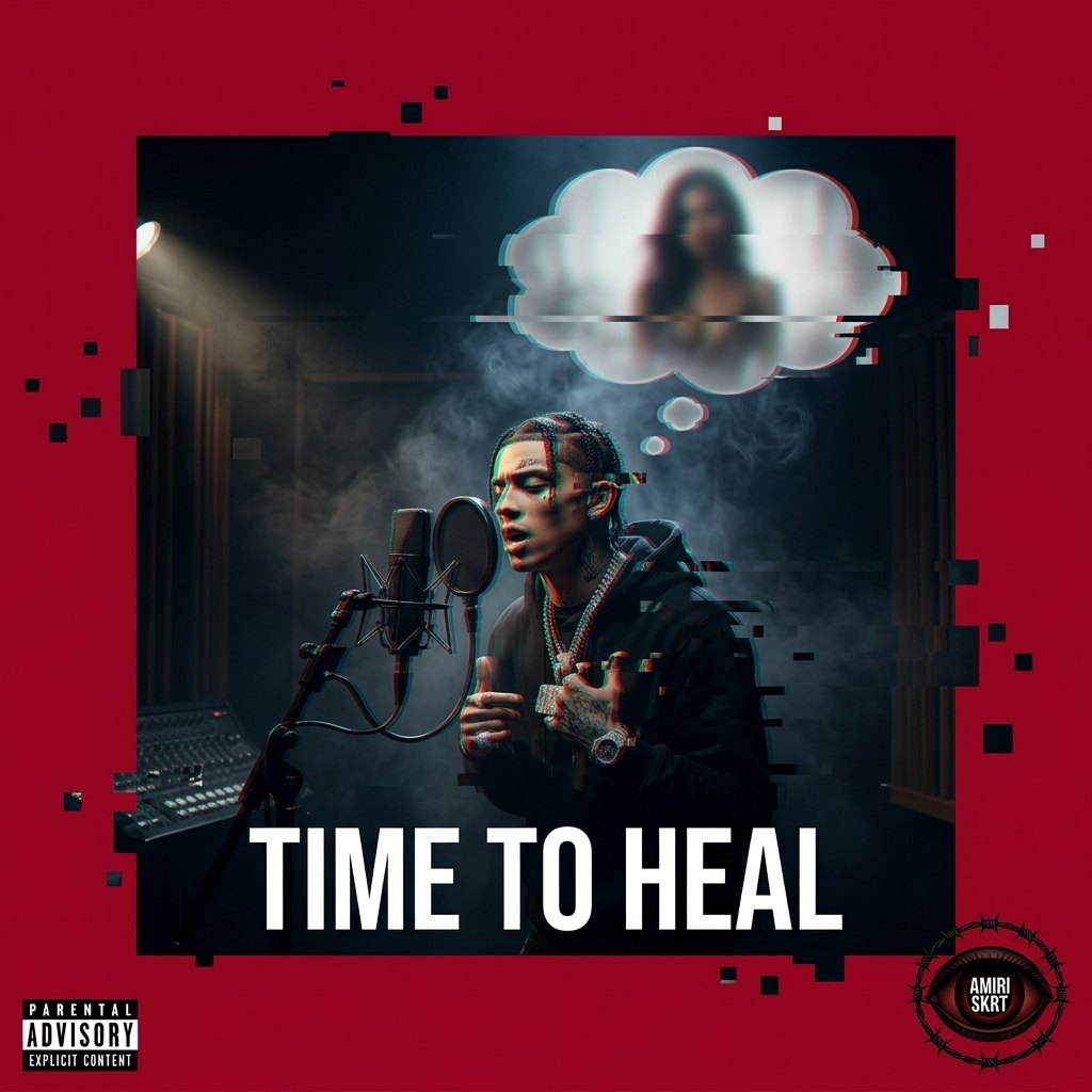Time To Heal | Melodic Drill (Prod. AMIRI SKRT) artwork by northframemusic