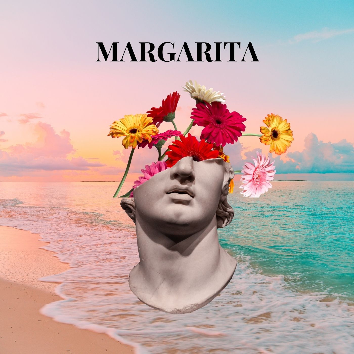 Bad Bunny x Tainy type beat - "Margarita" artwork by Crimsonwave
