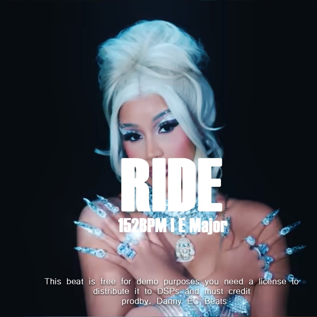  CARDI B x LATTO X G HERBO TYPE BEAT - "RIDE" | CLUB TYPE BEAT artwork by dannyecbeats