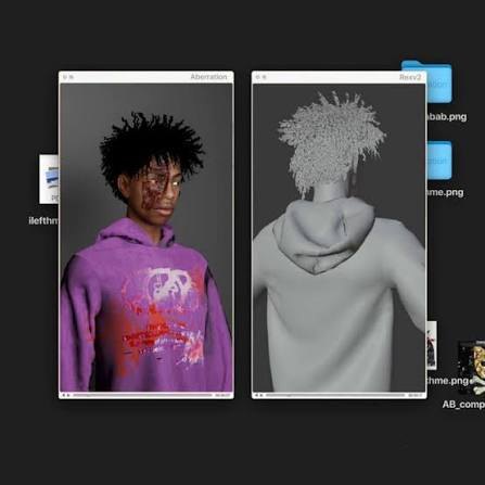 rexv2 + osamason + maajins type beat - geekin artwork by leanzrbeats