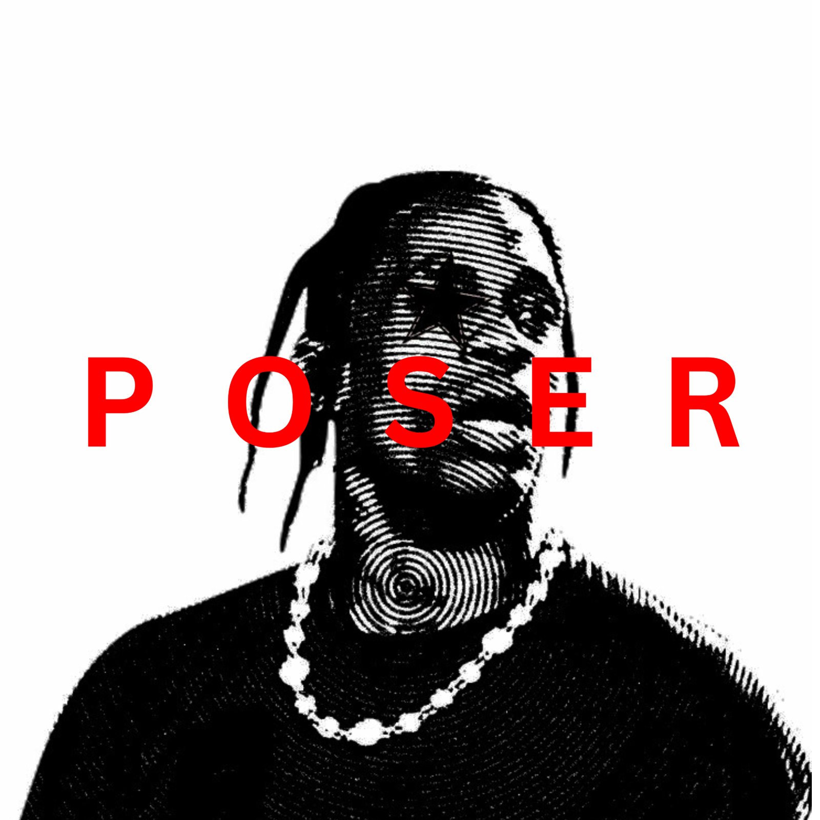Travis Scott x Sahbibi type beat - POSER artwork by EVILMANN BEATS