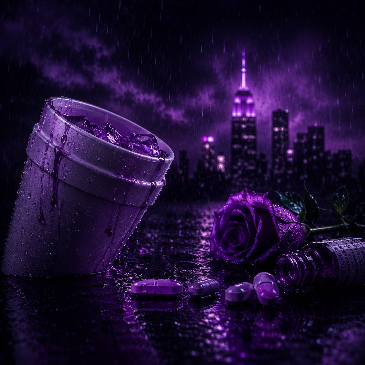 Codeine Rain artwork by Nanfyoh