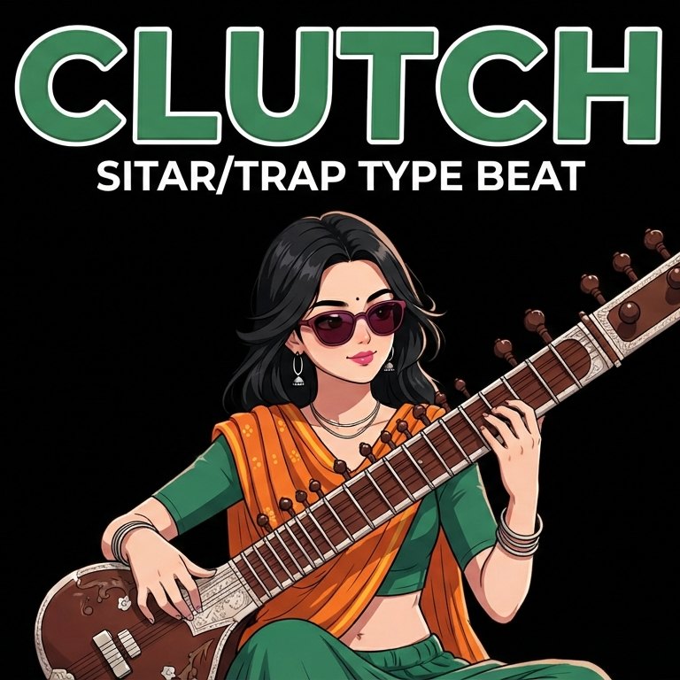 CLUTCH - SITAR TRAP TYPE BEAT artwork by 7tvBeats