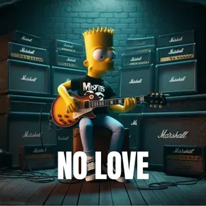 NO LOVE - Sad Guitar Trap Rap Beats 2026 artwork by MeisterProduction